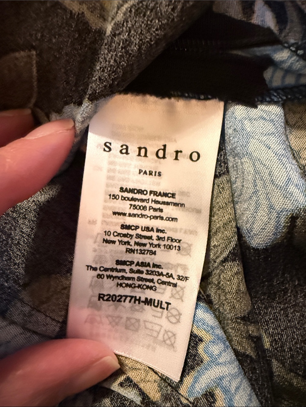 SANDRO PARIS Floral Silk-Feel Dress – Size 38 (Medium) - Picture 6 of 8